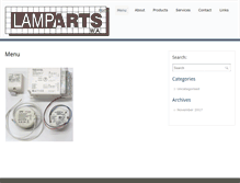 Tablet Screenshot of lamparts.com.au